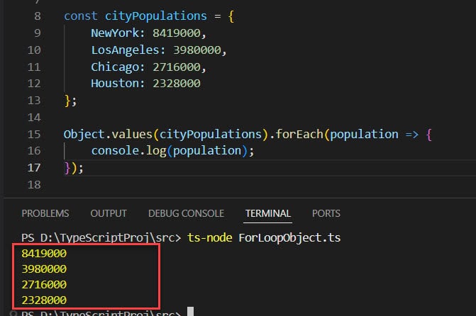 pythonguides's tweet card. Learn how to loop through objects in TypeScript using for...in, Object.keys(), Object.values(), and Object.entries() with clean, type-safe examples.