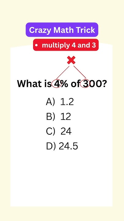 MathProblemz's tweet card. Crazy Percent Trick! #math#maths#mathematics#mathtrick#percent#math...