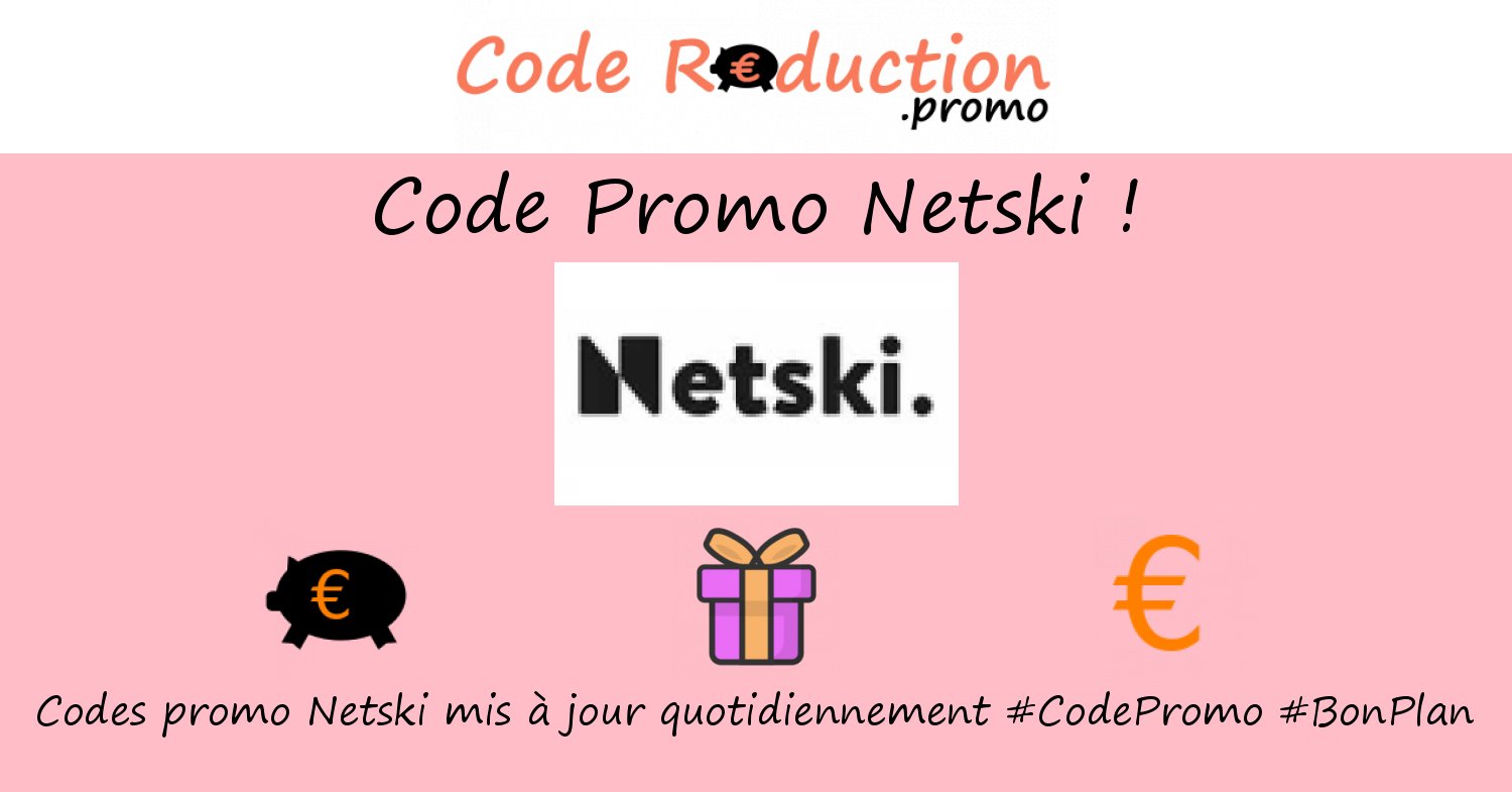 CodeRed_Promo's tweet card. ᐅ Trouvez un code promo Netski valide ⭐ Obtenez des réductions exclusives en utilisant un ❤❤❤ code promo Netski ❤❤❤ Octobre 2025