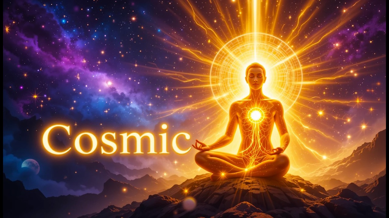 elevatedplanet1's tweet card. Creative Visualization & Meditation: Cosmic Gold Life Force Energy