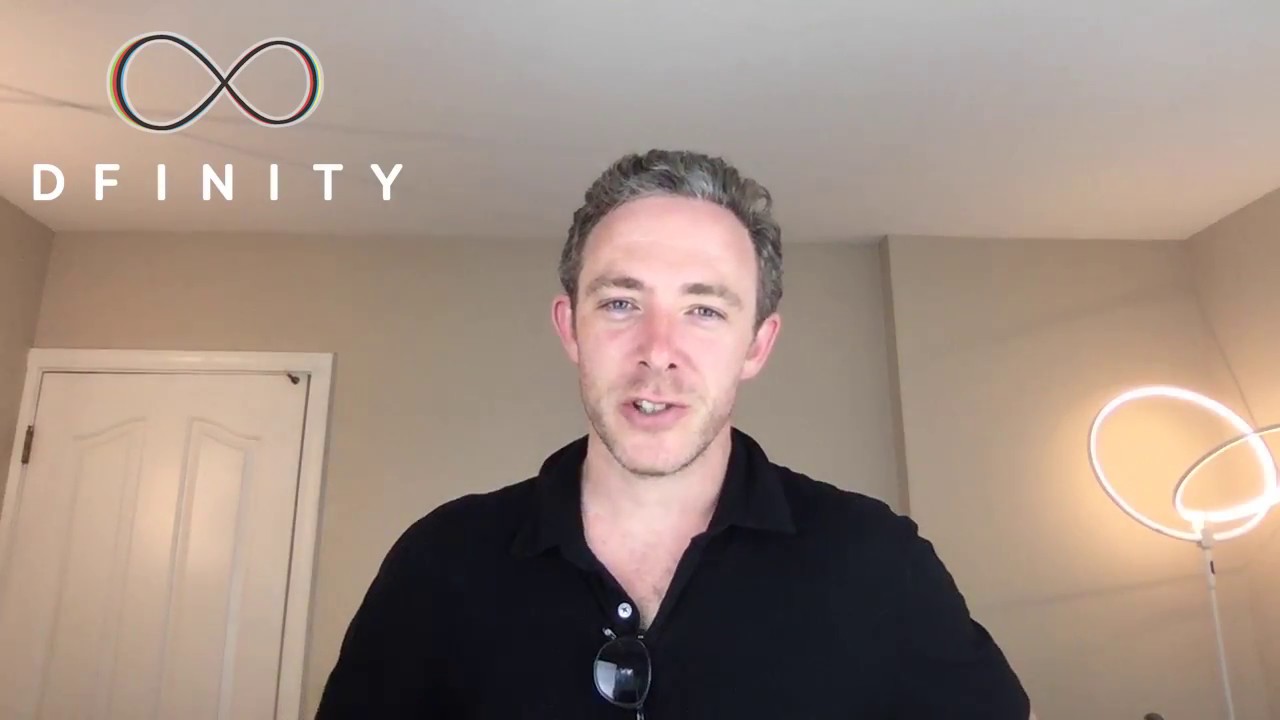dfinity's tweet card. Blockchain Investors Webinar Q & A