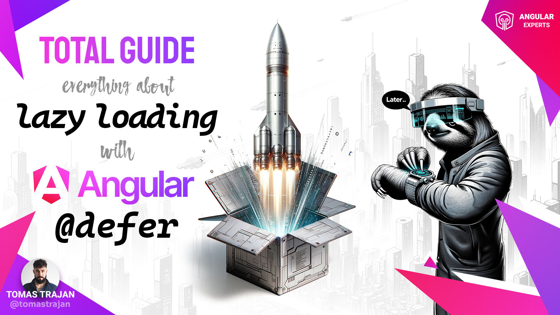 AngularExcerpts's tweet card. Learn everything about the lazy loading of standalone components with Angular @defer block including best practices, deep dive on all interactions and gotchas including a live demo!