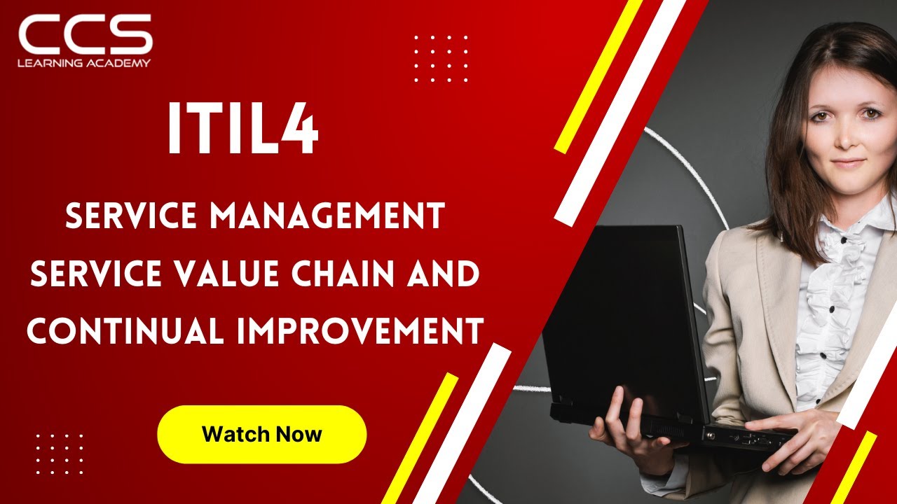 ccslearning1's tweet card. ITIL4: Service Management Service Value Chain and Continual Improve...