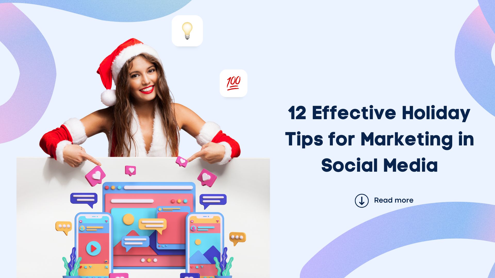 LlcTavas's tweet card. Elevate your brand with these 12 holiday tips for marketing on social media. Drive engagement, build loyalty, and boost sales the whole year!