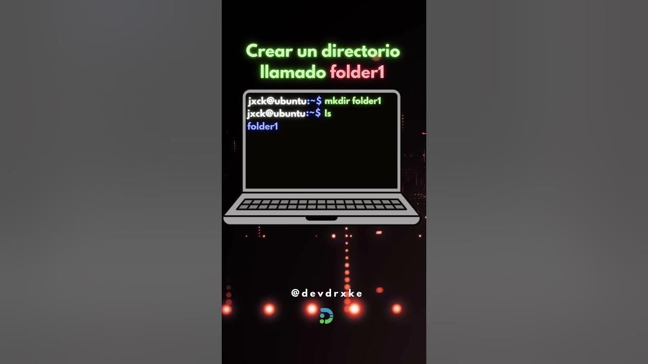 Informatykadlak's tweet card. Comando mkdir en Linux #aprendelinux #programming #aprendeprogramac...