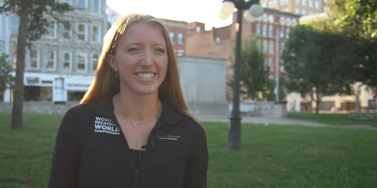 WGEMSports's tweet card. Culver-Stockton's Delaney Straus sets six personal records, placing tenth overall at the second annual Women's Decathlon World Championship