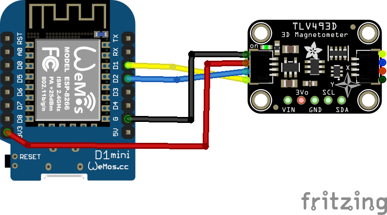 arduinolearning's tweet card. In this article we look at a TLV493D magnetic sensor and we will connect it to a Wemos Mini First lets look at the sensor The 3D magnetic sensor TLV493D offers accurate three-dimensional sensing with...