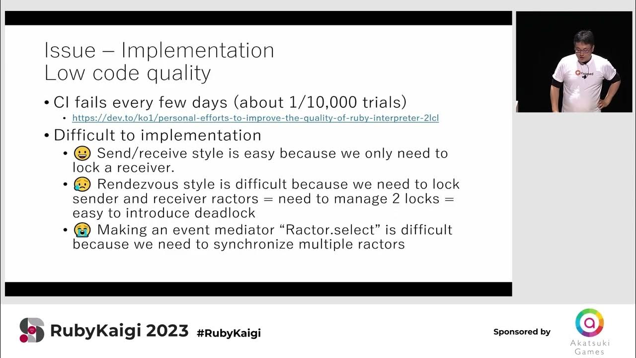 RubyLibHunt's tweet card. [EN] Ractor reconsidered / Koichi Sasada @ko1