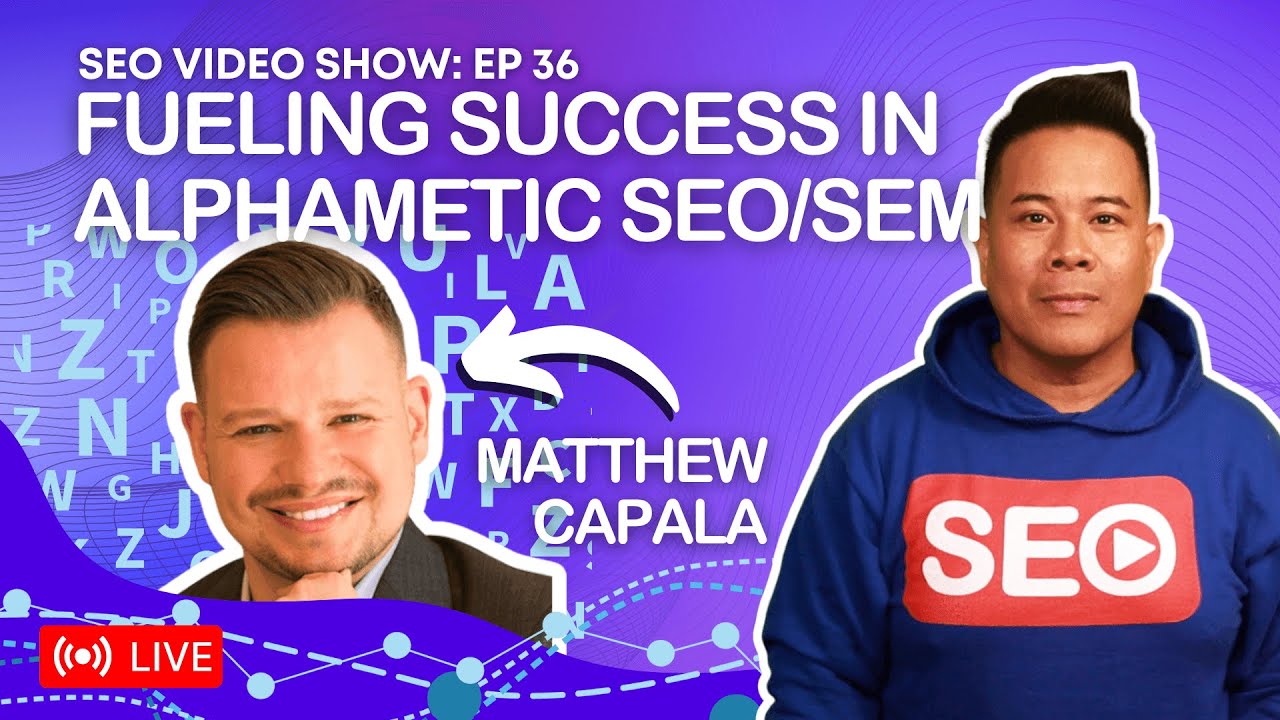 paulandre's tweet card. ▷ SEO Video Show: Episode 036 - Matthew Capala Founder @ Alphametic...