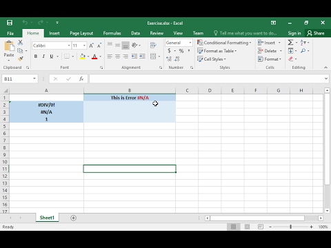 excel_2016_en's tweet card. Use the ISNA function to detect cells with the #N/A error (Excel 2016)