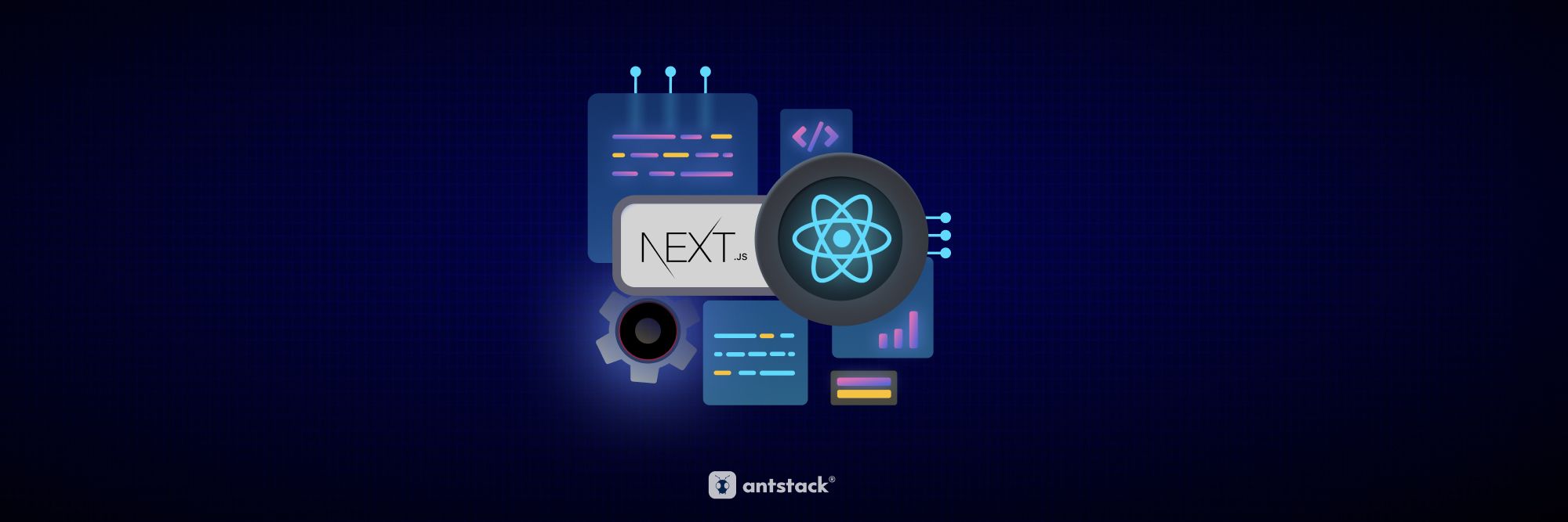 AntStack's tweet card. Learn how to use React Server Components and Server Actions in Next.js to improve performance, reduce client-side code, and simplify full-stack development.