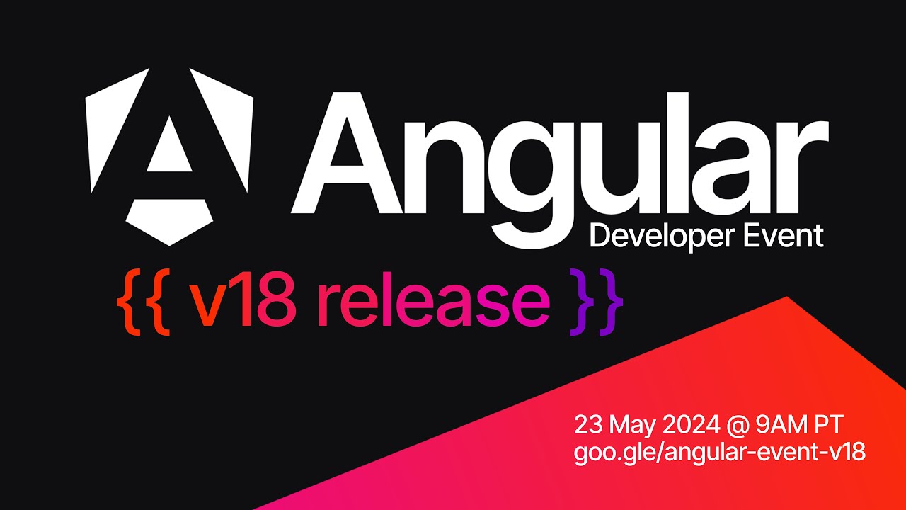 angular's tweet card. What’s new in Angular v18
