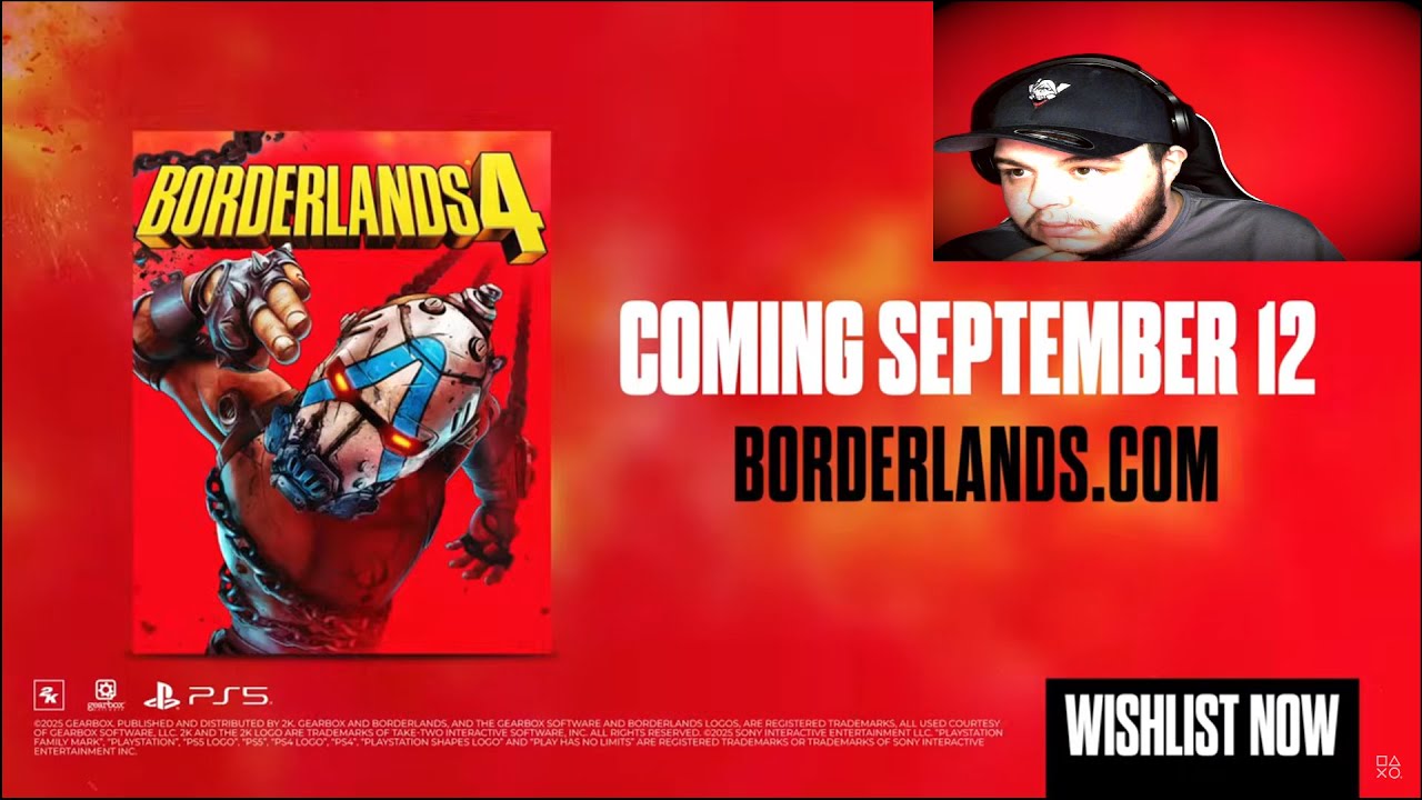 itzPanderz360's tweet card. Panderz reacts to State of Play for Borderlands 4!!!