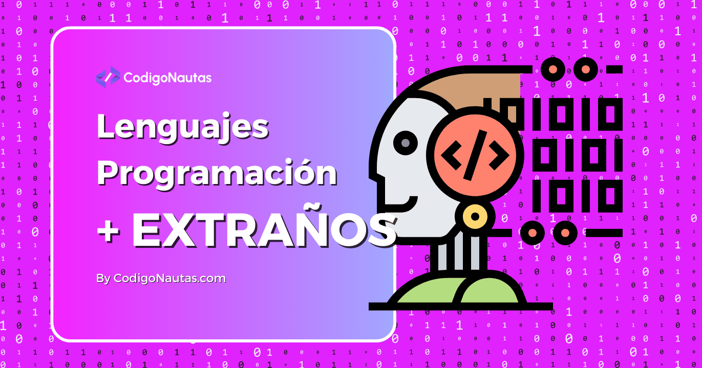 CodigoNautas's tweet card. Sumérgete en el mundo de los lenguajes de programación más extraños. Descubre 25 esolangs que te harán reír, llorar y rascarte la cabeza.
