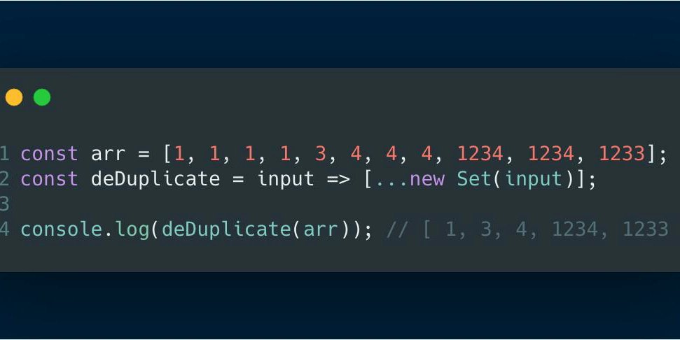 CamiOs6's tweet card. Sets In JavaScript Are 🔥 In MDN Set it states "The Set object lets you store unique value...