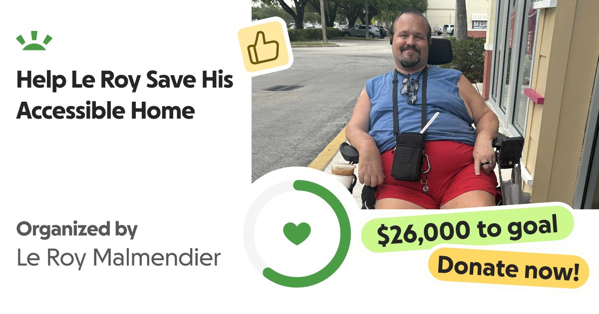royboy69's tweet card. Help Me Save My Home Hello, my name is Le Roy A Malmendier Jr In 2013, I … Le Roy Malmendier needs your support for Help Le Roy Save His Accessible Home