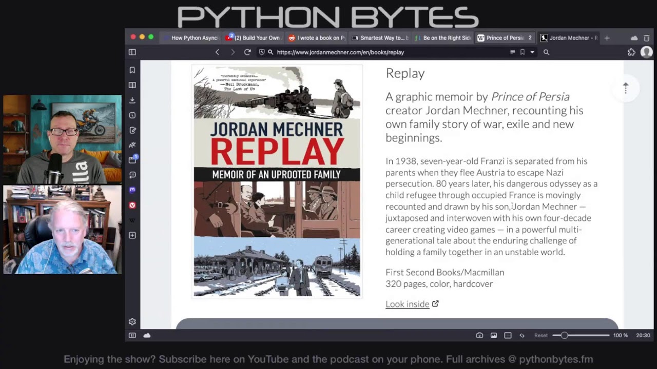 pythonbytes's tweet card. News and announcements from the Python community for the week of May 27th, 2024