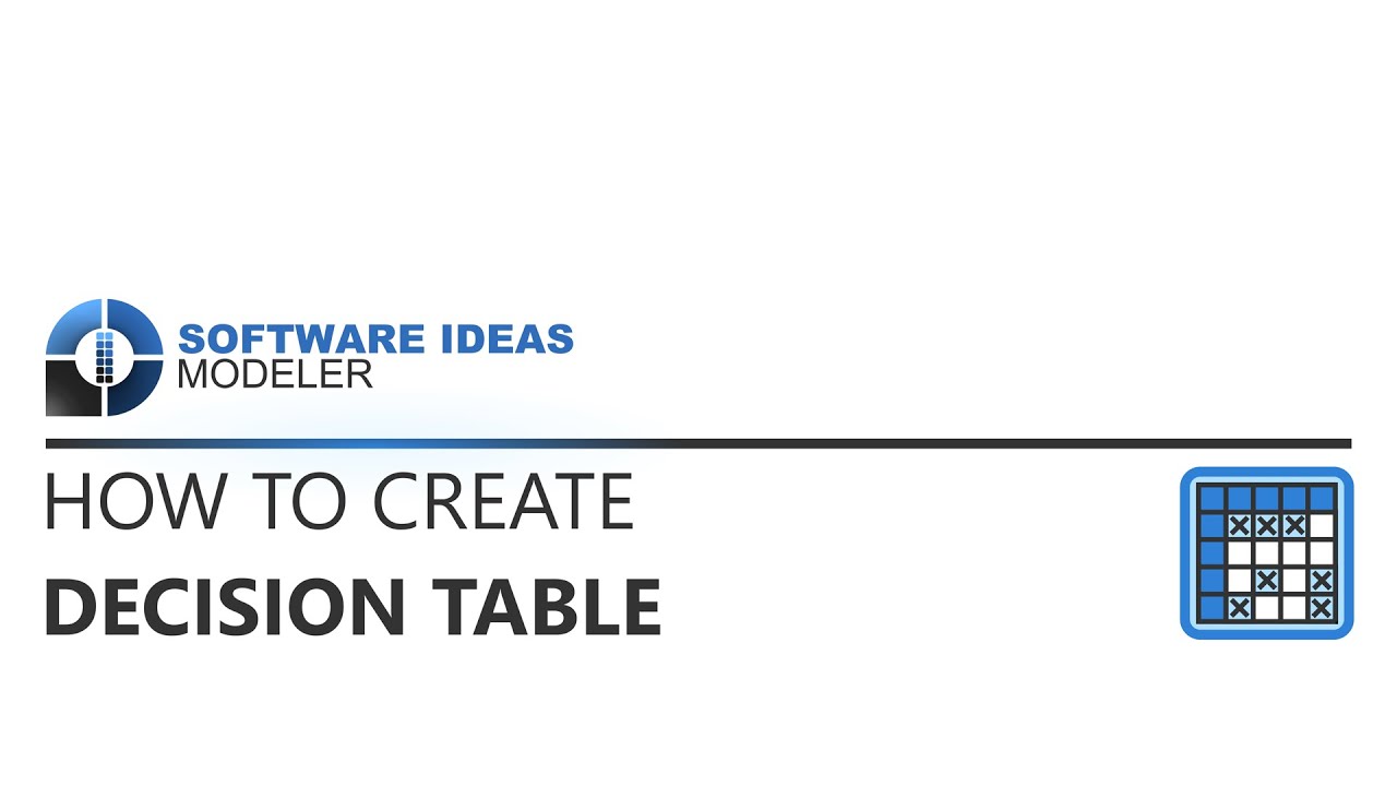software_ideas's tweet card. How to Create a Decision Table