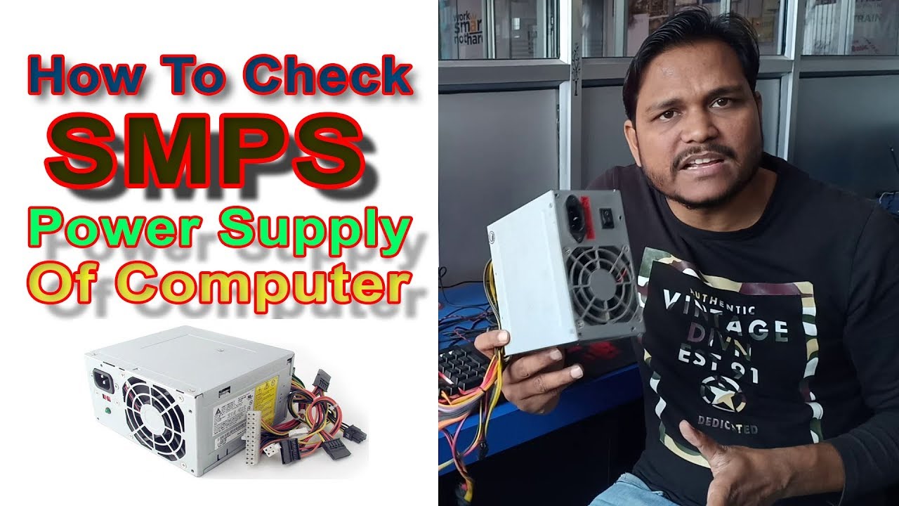 computicslab's tweet card. How to check SMPS Power Supply of Computer | Testing SMPS Power...