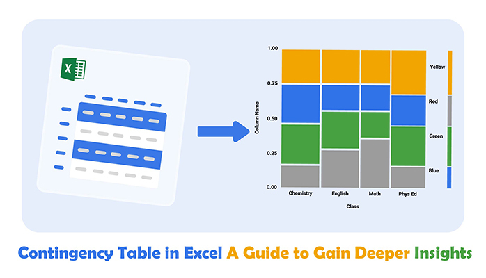 ChartExpo_'s tweet card. Discover how a contingency table in Excel helps uncover patterns and relationships in data. Enhance your analysis with key insights for better decision-making.