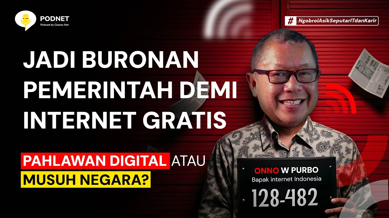 CourseNetID's tweet card. NGASIH INTERNET GRATIS KE RAKYAT, KOK MALAH JADI TERSANGKA SAMPAI...