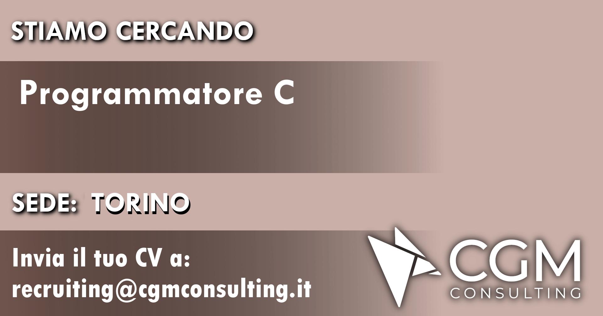 CGMConsulting's tweet card. COMPETENZE RICHIESTE: - Conoscenza approfondita del linguaggio C e PHP - Conoscenza base del linguaggio PHP.