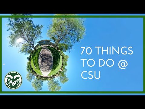 CSU_VR's tweet card. #26 Study In The Sun On The Monfort Quad | 70 Things To Do Before You...