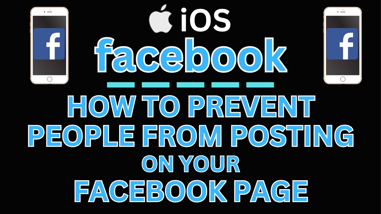 CraigJohnson20's tweet card. How to Prevent People from Posting on Your Facebook Page (iPhone/iOS...