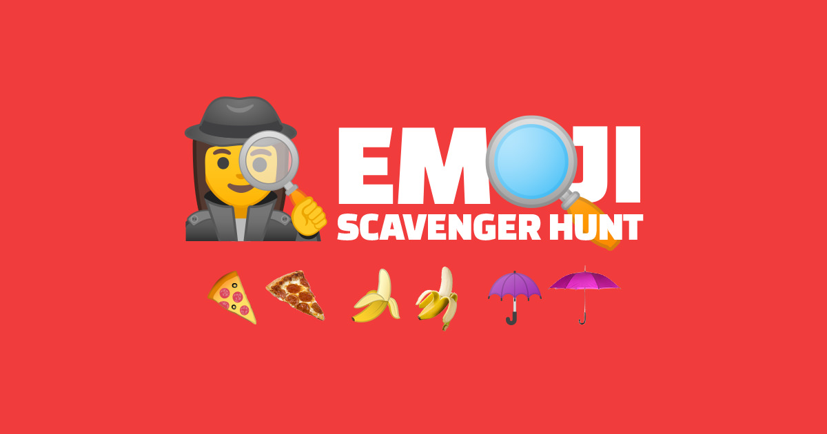 BanuMajeed72922's tweet card. Use your phone’s camera to identify emojis in the real world. Can you find all the emojis before time expires?