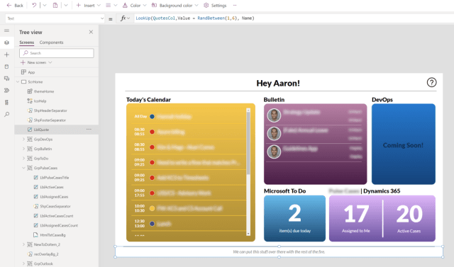 AaronKGumbs's tweet card. When we’re building Canvas Apps, one of the most important factors in your design is whether you can give your users a reason to come back to your app. Some of these solutions may be sophisti…