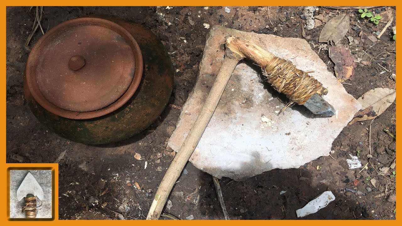 Assignmentresc1's tweet card. Primitive Technology - Vintage Antique - Stone Hoe Axe Tool