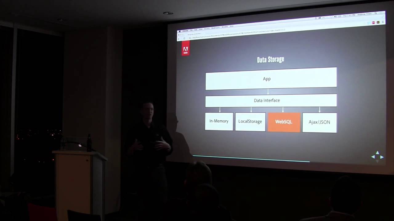 atlhtml5's tweet card. Designing and Architecting PhoneGap and Mobile Web Apps