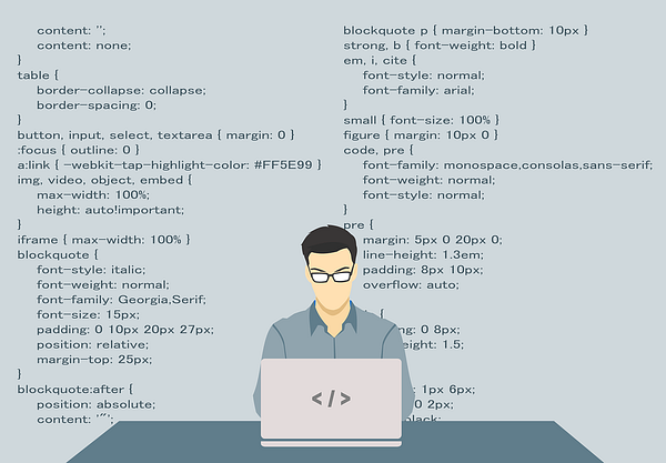 manubytes's tweet card. By other programmers and themselves.