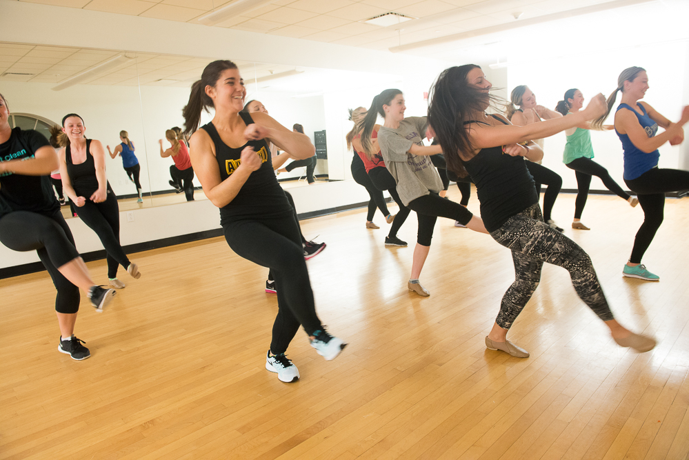 AdelphiHEALTHED's tweet card. Adelphi University offers several group fitness classes to students, faculty and staff. Our classes cater to a wide range of interests.