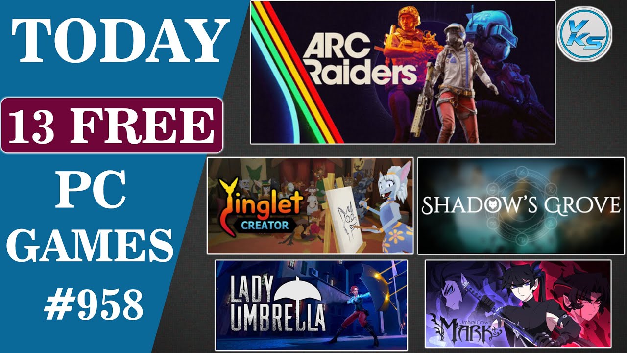 vksytc's tweet card. 🔥 Today 13 FREE PC GAMES 18 October 2025 - Limited Time Offer Grab...