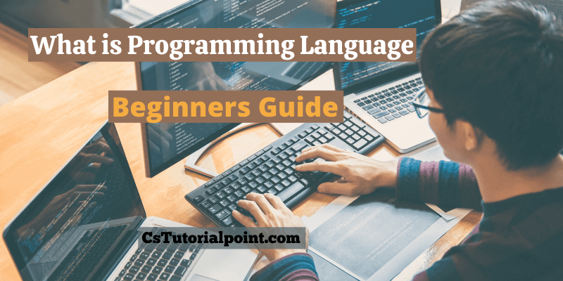 CsTutorialpoint's tweet card. In today's article, we will know in detail about what is programming? And what is a programming language? And what are the types of programming languages?