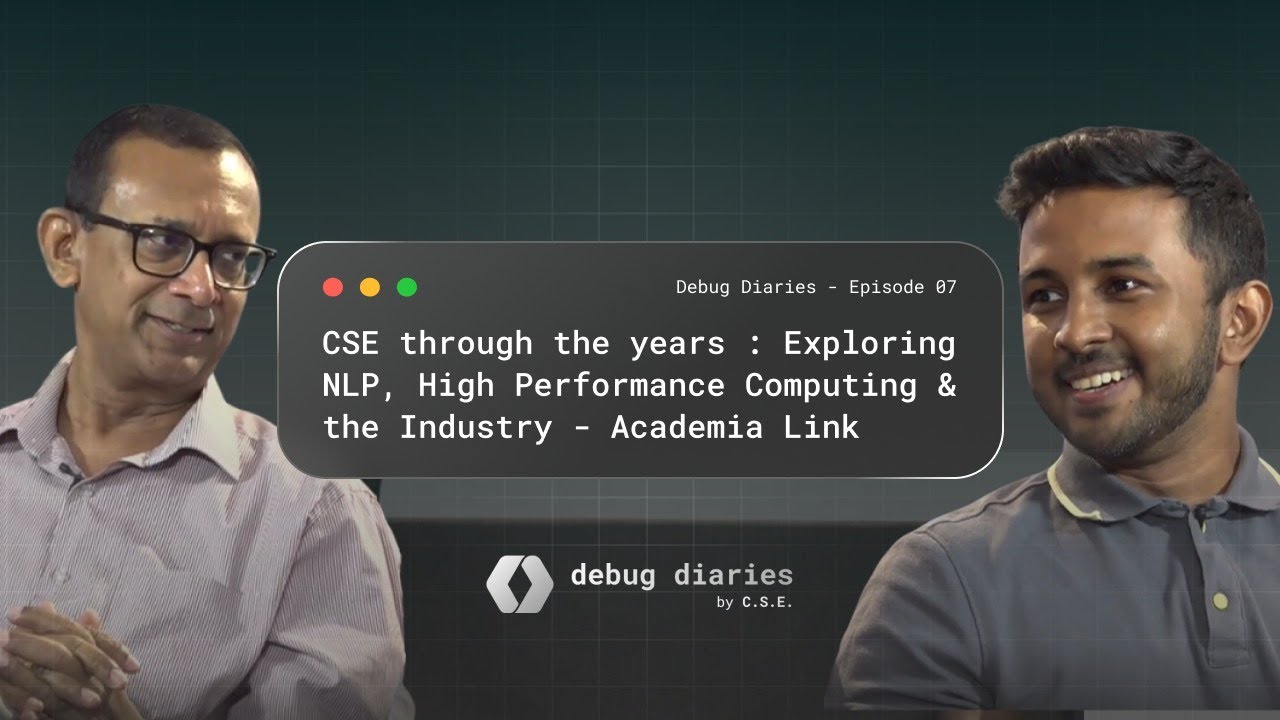 cse_uom's tweet card. Prof. Sanath Jayasena - NLP, HPC & Industry-Academia Link Through...