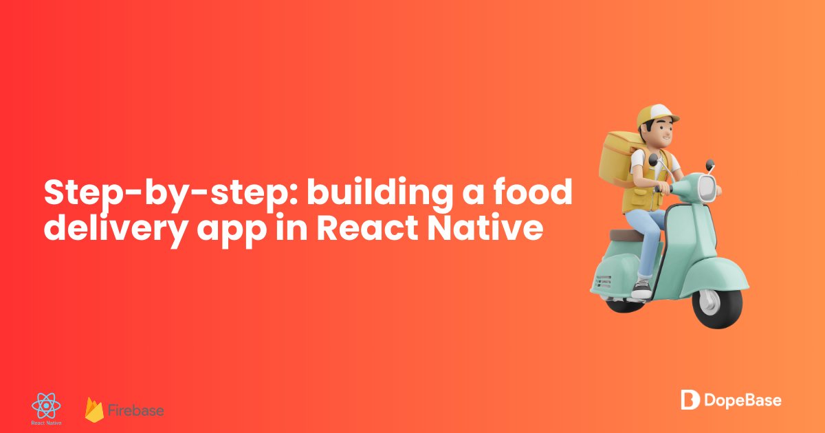 instamobileio's tweet card. Step-by-step guide to building a cross-platform food delivery app using React Native and Firebase. Learn how to implement restaurant browsing, ordering, and real-time tracking with Instamobile’s...