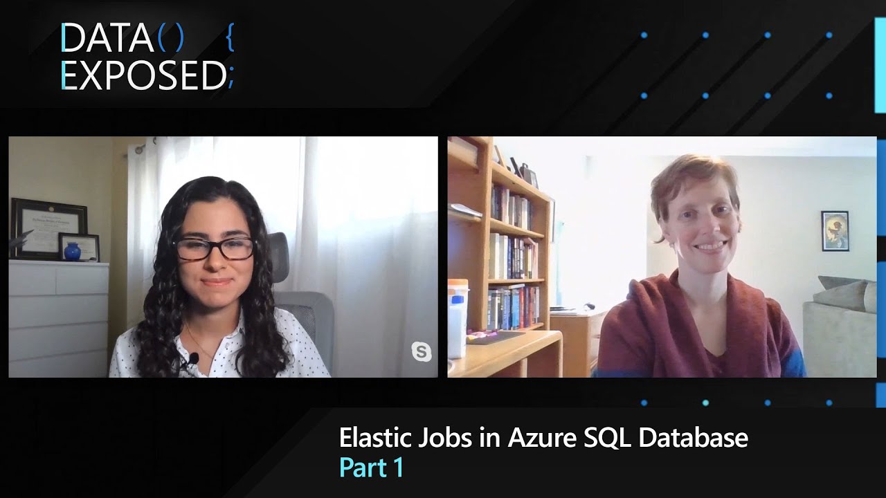 AnalyticAnna's tweet card. Elastic Jobs in Azure SQL Database - Part 1 | Data Exposed