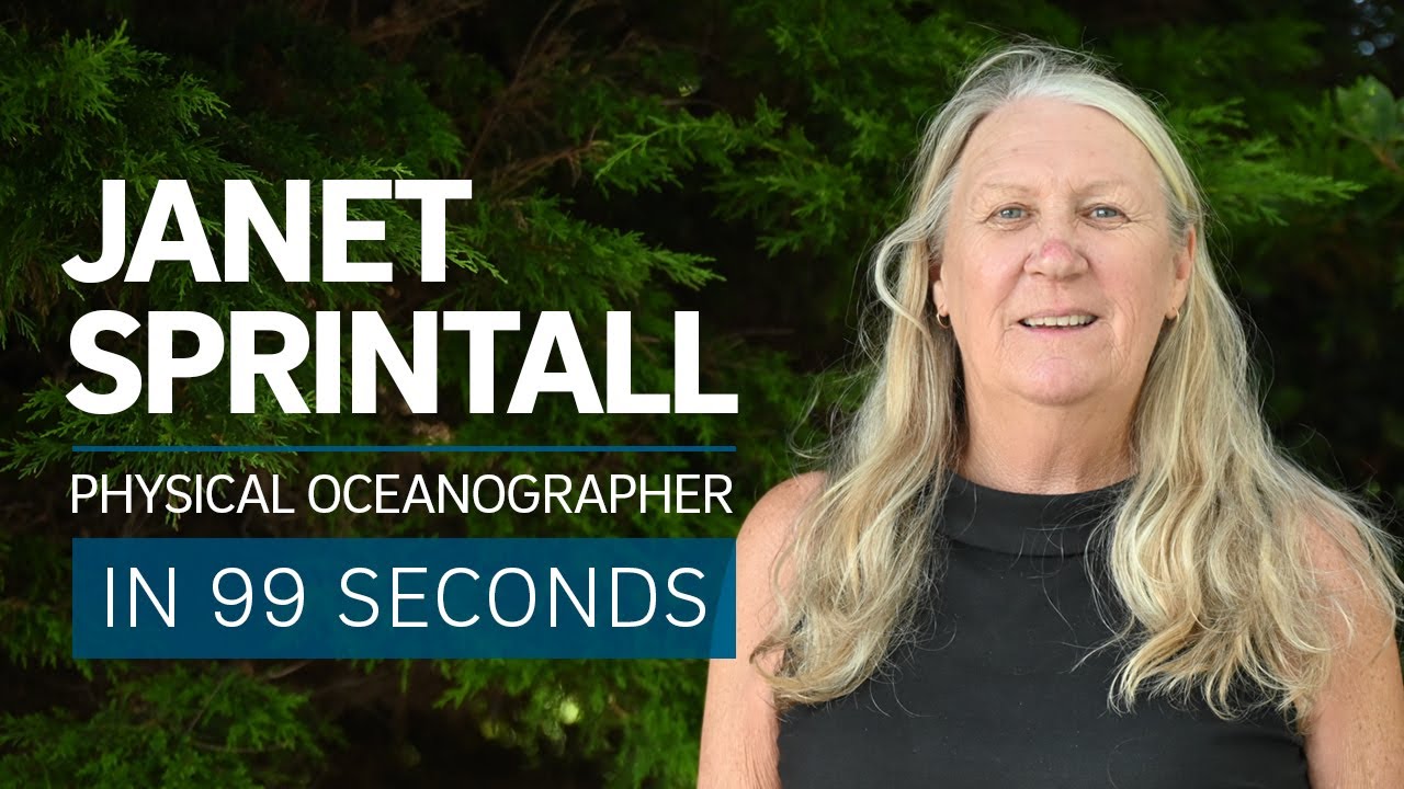 SamplingGUI's tweet card. A Scientist’s Life in 99 Seconds: Physical Oceanographer Janet...
