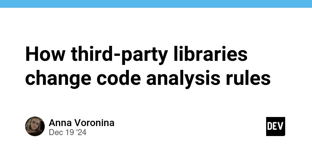 prod42net's tweet card. Imagine you add a third-party library and suddenly some diagnostic rules of the static analyzer stop...