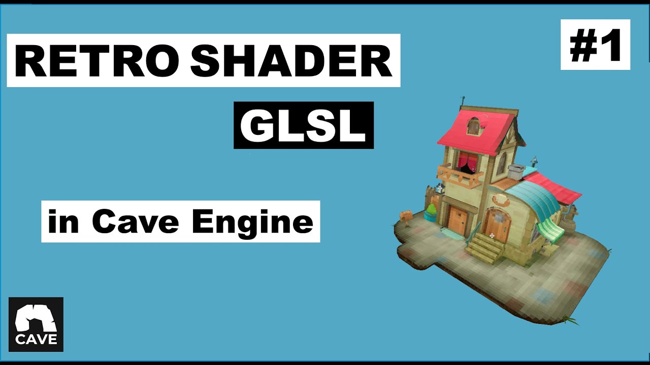 RCoding7111's tweet card. How to create a Retro Shader - Part 1: Material Pixelation