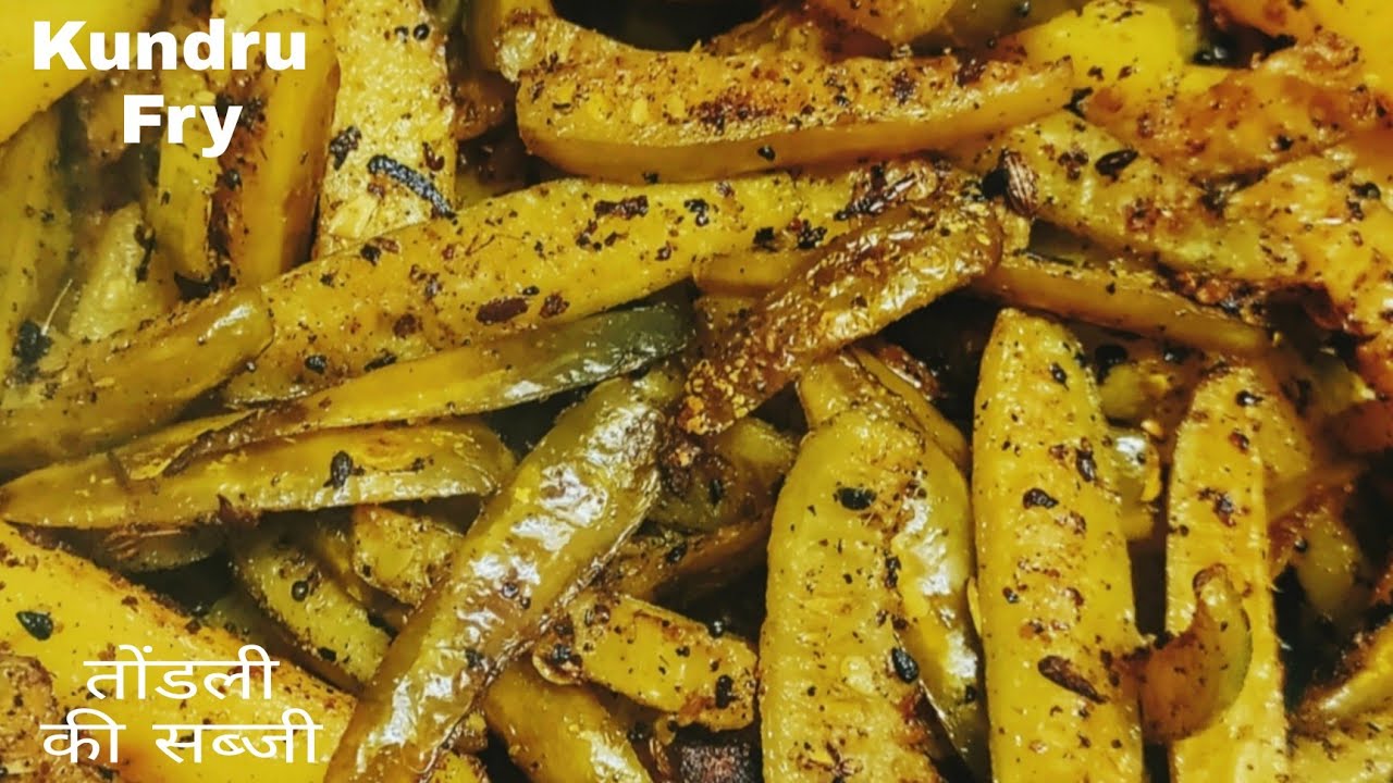 Alakanandaswain's tweet card. Kundru Fry Recipe | Kundru ki Sabji | Ivy Gourd Fry |Kovakkai Fry|...