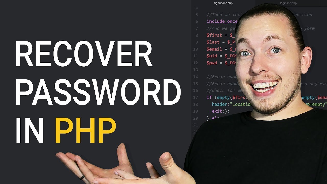 usemmtuts's tweet card. How To Create A Forgotten Password System In PHP | Password Recovery...