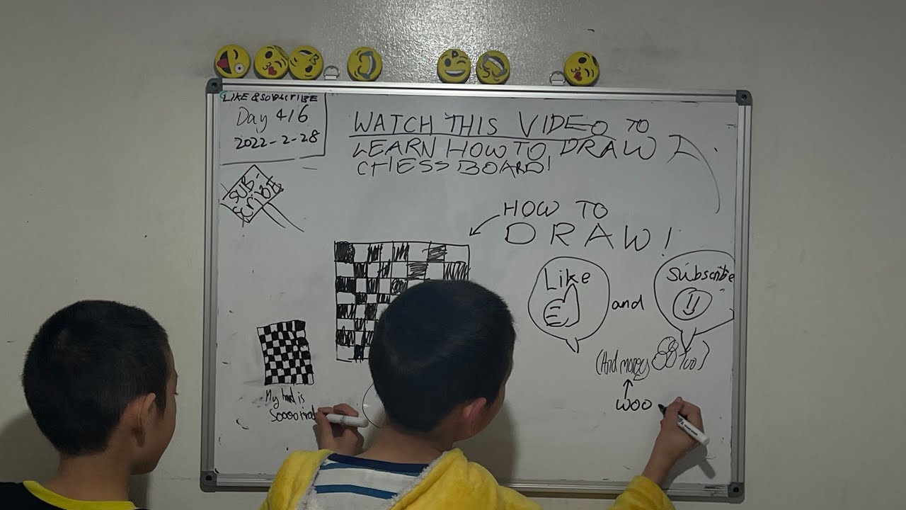 doctorzlai's tweet card. Day 416 - Teaching Kids Programming - How to Draw a Chess Board using...