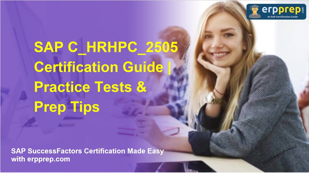 erpprep's tweet card. SAP C_HRHPC_2505 Certification Guide | Practice Tests & Prep Tips