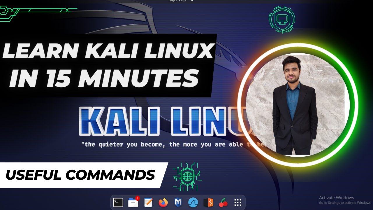 SaminHumayun's tweet card. Kali Linux for beginners- Mastering Essential Kali Linux Commands