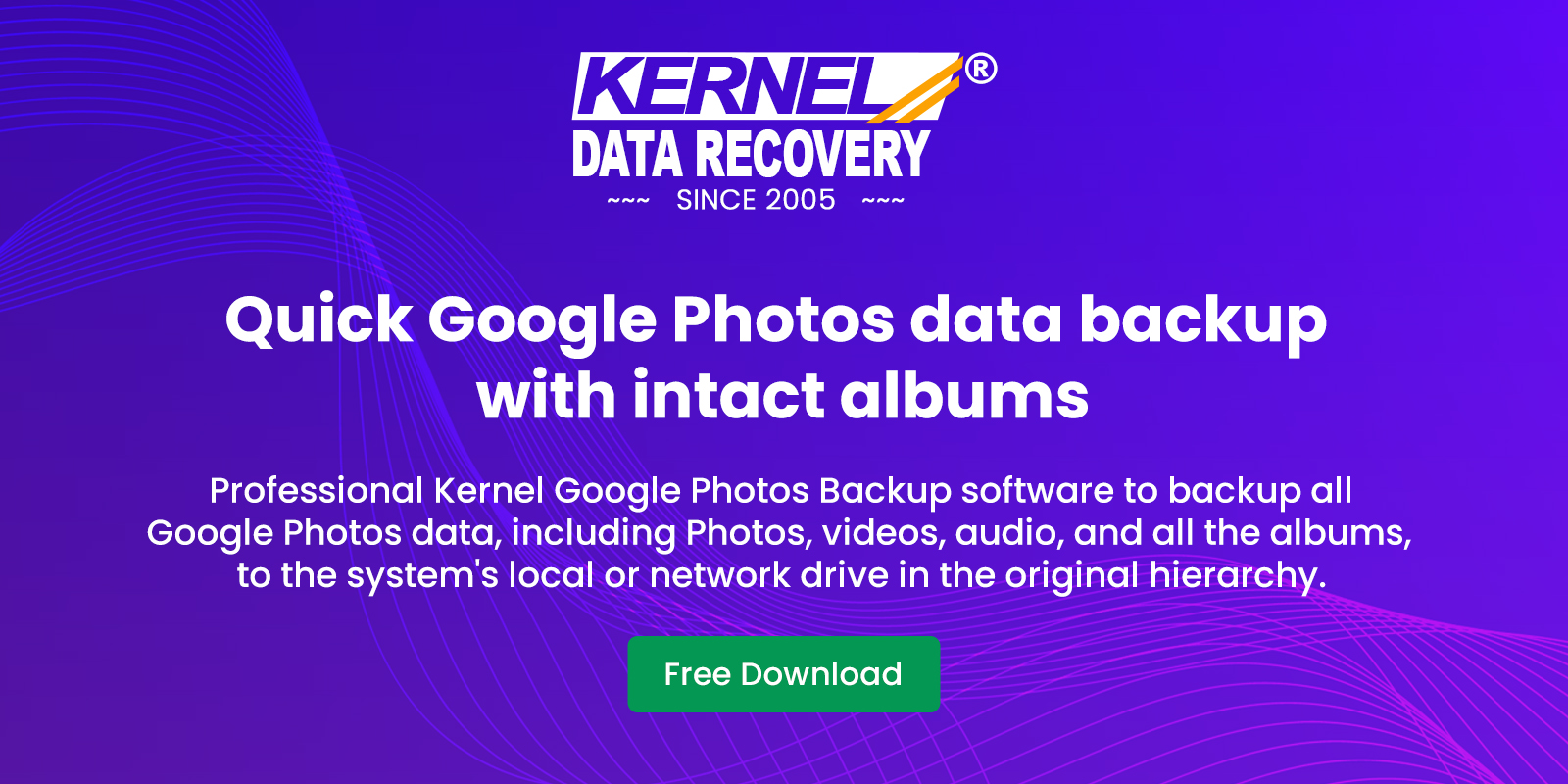 KernelRecovery's tweet card. Kernel Google Photos Backup software to backup entire Google Photos data in the original hierarchy.