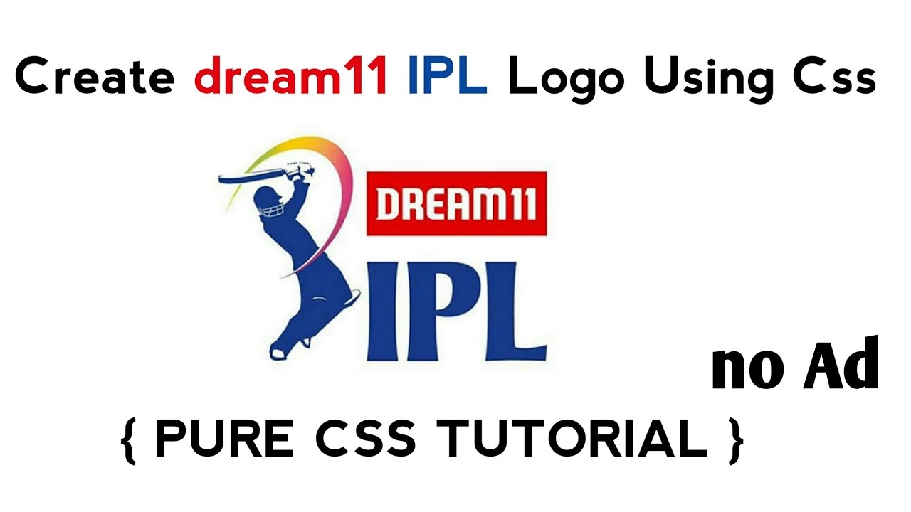 indicoderz's tweet card. create dream11 IPL logo using css - pure css logo tutorial part-1