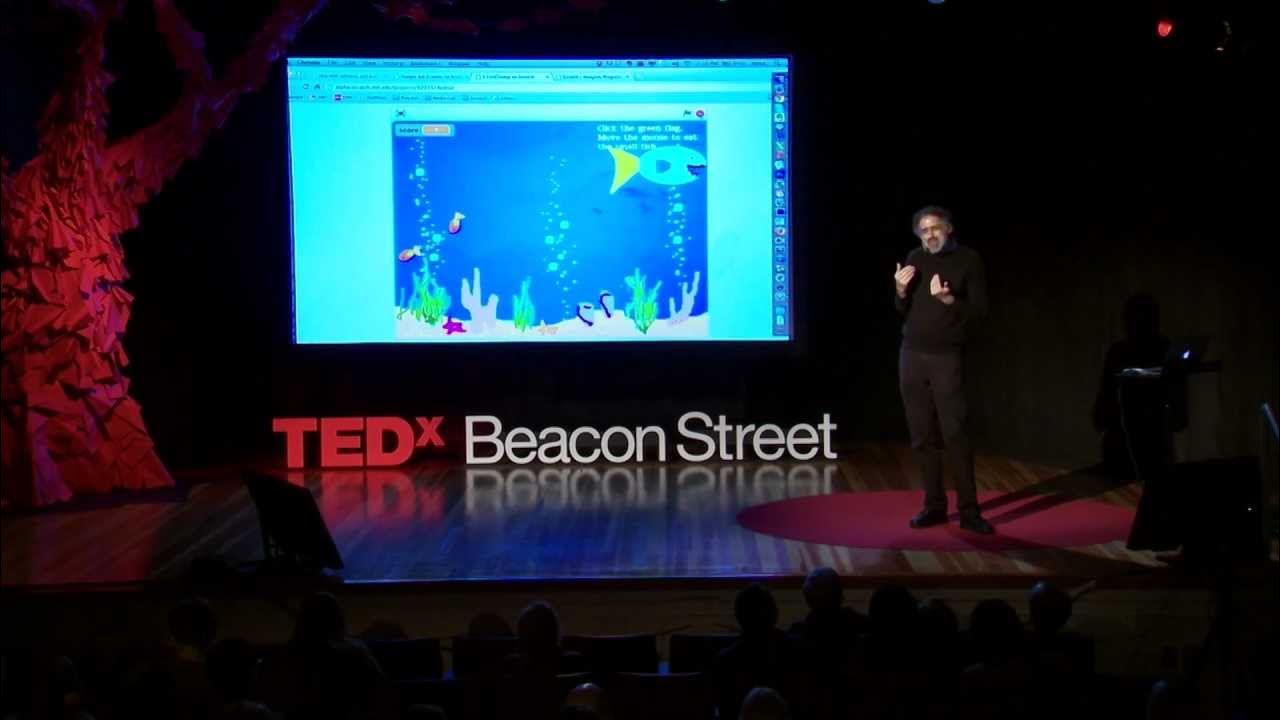 codeitsmartly's tweet card. Reading, Writing, and Programming: Mitch Resnick at TEDxBeaconStreet
